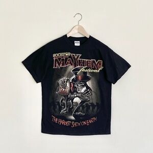 Rockstar Energy Mayhem Festival 2010 Tour Black Concert T Shirt Adult Medium